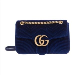 COPY - Medium GG Marmont Matelassé Velvet Bag